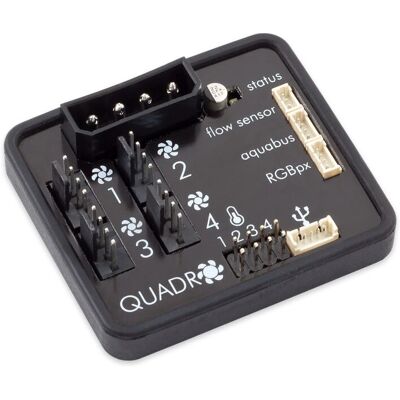 Aqua Computer QUADRO Lüftersteuerung für PWM Fans - Computer Kühlungsteil Aqua Computer QUADRO Lüftersteuerung für PWM Fans - Computer Kühlungsteil