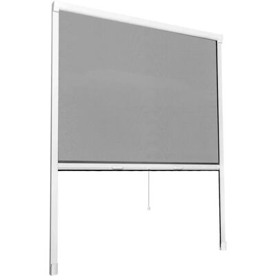 TecTake Mosquitera Enrollable Blanca - Red de Insectos 130x160 cm TecTake Mosquitera Enrollable Blanca - Red de Insectos 130x160 cm