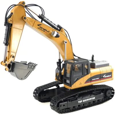 Amewi 1:14 Metallisk RC-grävmaskin - 23 kanaler 2,4 GHz Amewi 1:14 Metallisk RC-grävmaskin - 23 kanaler 2,4 GHz