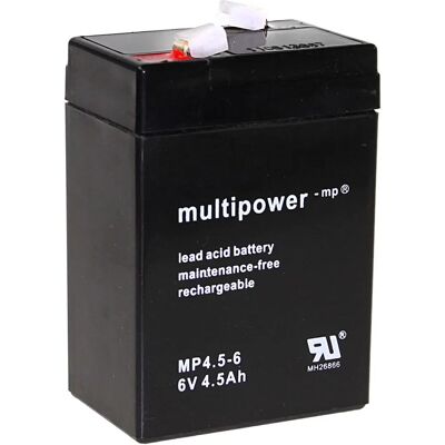 Multipower MP4.5-6 6V 4500mAh AGM-Batterie Multipower MP4.5-6 6V 4500mAh AGM-Batterie