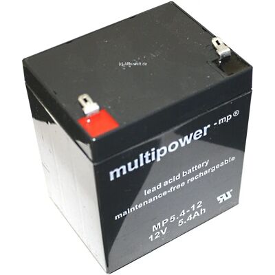 multipower PB-12-5,4-4,8 Bleibatterie - Wartungsfrei multipower PB-12-5,4-4,8 Bleibatterie - Wartungsfrei