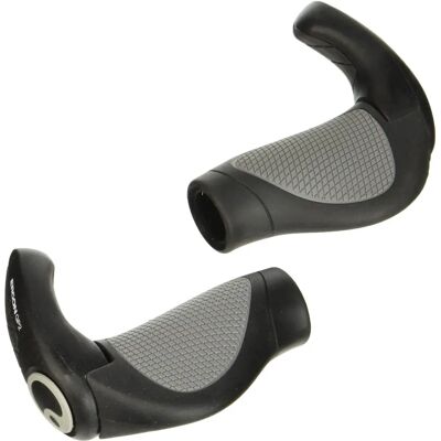 Manopole Ergon GP2 per manubrio - Nero - Grande Manopole Ergon GP2 per manubrio - Nero - Grande