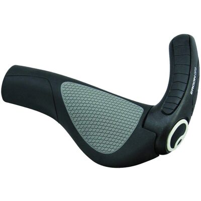 Ergon GP3 Große Schwarze Fahrradlenker-Griffe - Unterstützung Ergon GP3 Große Schwarze Fahrradlenker-Griffe - Unterstützung