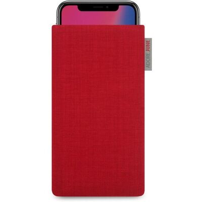Coque de protection rouge pour iPhone XS Adore June - Étui de téléphone Coque de protection rouge pour iPhone XS Adore June - Étui de téléphone