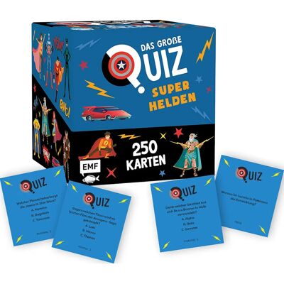 Fischer Quiz Superhéros - Boîte de Cartes - 250 Questions Fischer Quiz Superhéros - Boîte de Cartes - 250 Questions
