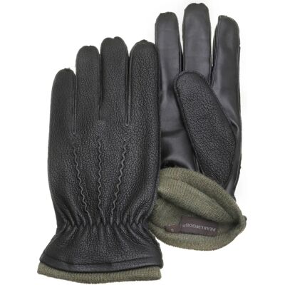 Gants en Cuir Noirs PEARLWOOD Miles - Gants en Cuir Gants en Cuir Noirs PEARLWOOD Miles - Gants en Cuir