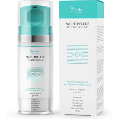Colibri Skincare Creme de Noite - Regeneração e Hidratação Colibri Skincare Creme de Noite - Regeneração e Hidratação