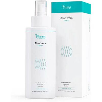 Colibri Skincare Aloe Vera Spray - Visage, Corps & Cheveux - Spray Soin - Publicité Colibri Skincare Aloe Vera Spray - Visage, Corps & Cheveux - Spray Soin - Publicité