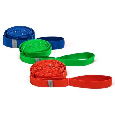 Flexvit Multi Orange, Grün, Blau Fitnessband - Verstellbar & Langlebig Flexvit Multi Orange, Grün, Blau Fitnessband - Verstellbar & Langlebig