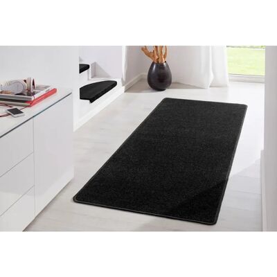 Hanse Home Fancy Teppich - 80cm x 300cm - Schwarz Hanse Home Fancy Teppich - 80cm x 300cm - Schwarz
