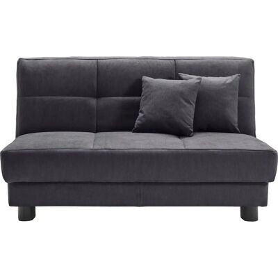 Ell + Ell Tilda Schlafsofa - Flachgewebe, 145x90x100cm, Grau-Blau, Made in Germany Ell + Ell Tilda Schlafsofa - Flachgewebe, 145x90x100cm, Grau-Blau, Made in Germany