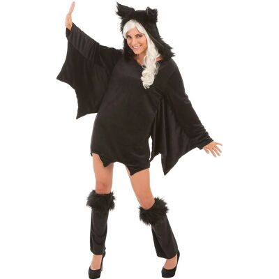 buttinette Schwarzes Fledermaus-Kostüm - Unisex Halloween Verkleidung buttinette Schwarzes Fledermaus-Kostüm - Unisex Halloween Verkleidung