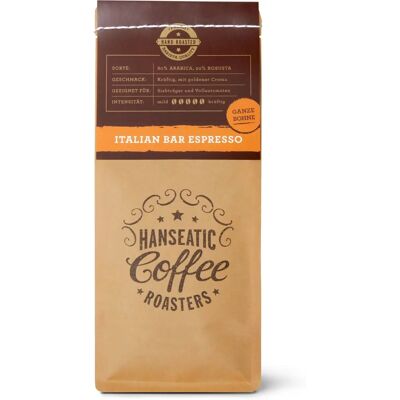 Hanseatic Italienischer Bar Espresso - 250g - Kaffee Hanseatic Italienischer Bar Espresso - 250g - Kaffee