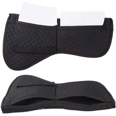 Equinate - Korrekturpad Basic - Schwarz - Einheitsgröße - Saddle pad Equinate - Korrekturpad Basic - Schwarz - Einheitsgröße - Saddle pad