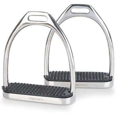 Equinate - Luna - Edelstahl - 10cm - Stirrups Equinate - Luna - Edelstahl - 10cm - Stirrups
