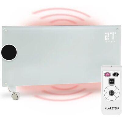 Klarstein Bornholm Radiateur électrique - 2000W homogène, IP24 - Blanc - Publicité Klarstein Bornholm Radiateur électrique - 2000W homogène, IP24 - Blanc - Publicité