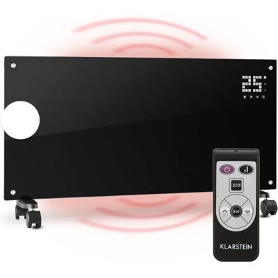 Klarstein Bornholm - 2000W Black Radiator with 2 Heating Levels Klarstein Bornholm - 2000W Black Radiator with 2 Heating Levels