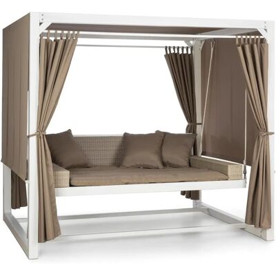 Balancelle extérieure Blumfeldt Eremitage - Luxe 3 places avec canopy - Publicité Balancelle extérieure Blumfeldt Eremitage - Luxe 3 places avec canopy - Publicité