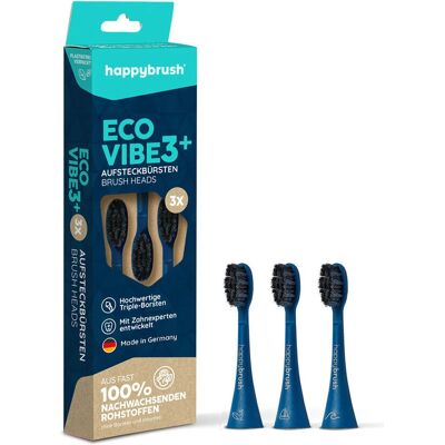 happybrush Eco Vibe 3+ Dunkelblau - Zahnbürstenkopf happybrush Eco Vibe 3+ Dunkelblau - Zahnbürstenkopf