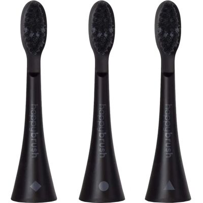 happybrush VIBE 3+ Allblack Aufsteckbürsten - Aufsteckbürsten happybrush VIBE 3+ Allblack Aufsteckbürsten - Aufsteckbürsten