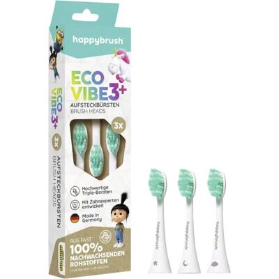happybrush Eco Vibe Kids 3 Stück - Zahnbürstenset happybrush Eco Vibe Kids 3 Stück - Zahnbürstenset
