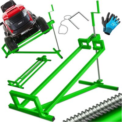 MASKO - 400kg - faltbar - für Rasentraktoren - Rasentraktor-Hebeeinheit MASKO - 400kg - faltbar - für Rasentraktoren - Rasentraktor-Hebeeinheit