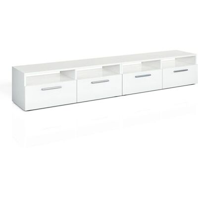 Vicco Mueble de TV Blanco - Modelo Diego - Almacenamiento y Estantes Vicco Mueble de TV Blanco - Modelo Diego - Almacenamiento y Estantes