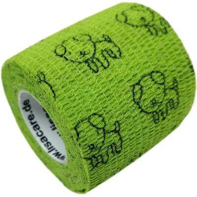 LisaCare - Benda adesiva 5cm - Verde - 2 pz - Bandage LisaCare - Benda adesiva 5cm - Verde - 2 pz - Bandage