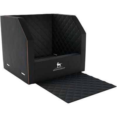 Knuffelwuff Cargo Siège Auto pour Animaux - Noir - 35x35x25cm - Publicité Knuffelwuff Cargo Siège Auto pour Animaux - Noir - 35x35x25cm - Publicité
