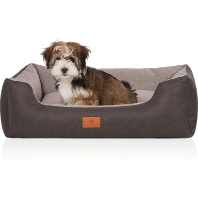 Knuffelwuff - Luke - Velour - Grau - Hundebett Knuffelwuff - Luke - Velour - Grau - Hundebett