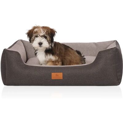 Knuffelwuff - Luke - Velour - Grau - Hundebett Knuffelwuff - Luke - Velour - Grau - Hundebett