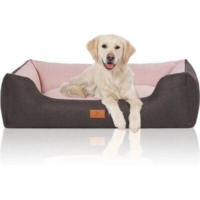 Knuffelwuff - Luke - Velour - Rosa - Hundebett Knuffelwuff - Luke - Velour - Rosa - Hundebett