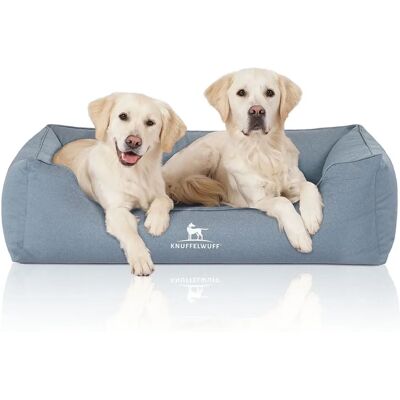 Knuffelwuff Leon orthopädisches Memory-Schaum Hundebett XXXL hellblau Knuffelwuff Leon orthopädisches Memory-Schaum Hundebett XXXL hellblau