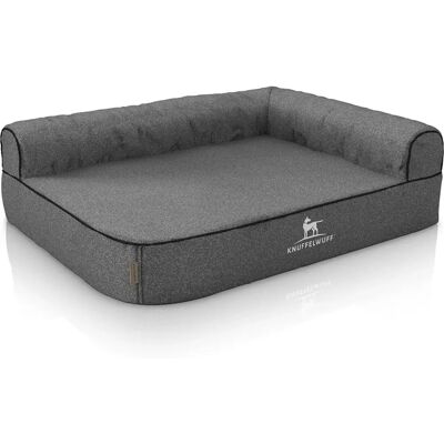 Knuffelwuff - Marlie - Grau Velours - Hundebett Knuffelwuff - Marlie - Grau Velours - Hundebett