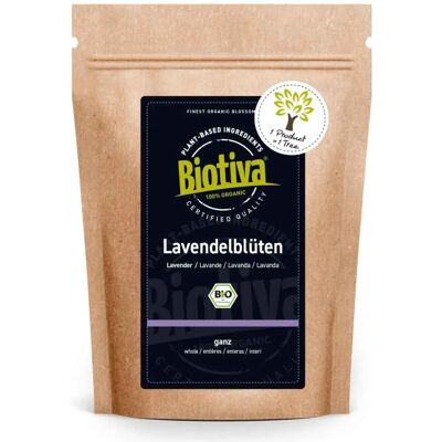 Biotiva - Lavande biologique - 100 g - Thé - Publicité Biotiva - Lavande biologique - 100 g - Thé - Publicité