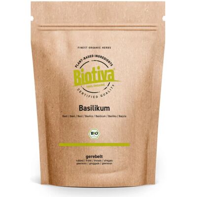 Biotiva Basilic - Basilic bio concassé 100 g - Publicité Biotiva Basilic - Basilic bio concassé 100 g - Publicité
