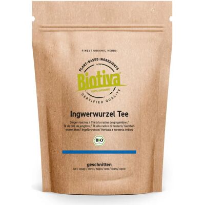 Thé au gingembre Biotiva - Bio 400g - Publicité Thé au gingembre Biotiva - Bio 400g - Publicité