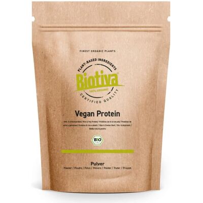 Biotiva - Proteine Vegane - Riso - Pisello - Proteina in Polvere Vegana Biotiva - Proteine Vegane - Riso - Pisello - Proteina in Polvere Vegana