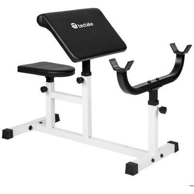 tectake Bizepscurls Gewichtbank - Verstellbar, Heimfitness tectake Bizepscurls Gewichtbank - Verstellbar, Heimfitness
