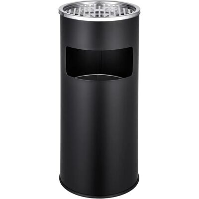 TecTake Ocelový Popelník s Košem - Kompaktní venkovní design TecTake Ocelový Popelník s Košem - Kompaktní venkovní design