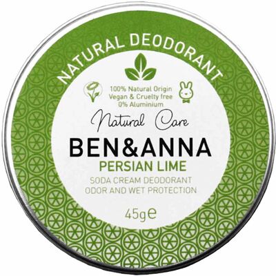 Ben & Anna Persisk Lime Naturlig Deodorant - Unisex, 45g Ben & Anna Persisk Lime Naturlig Deodorant - Unisex, 45g
