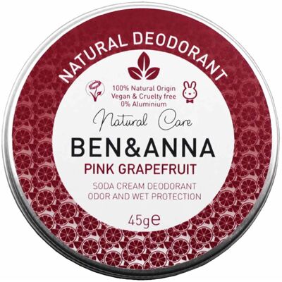 Ben&Anna Pink grapefruit cream deodorant 45 g Ben&Anna Pink grapefruit cream deodorant 45 g