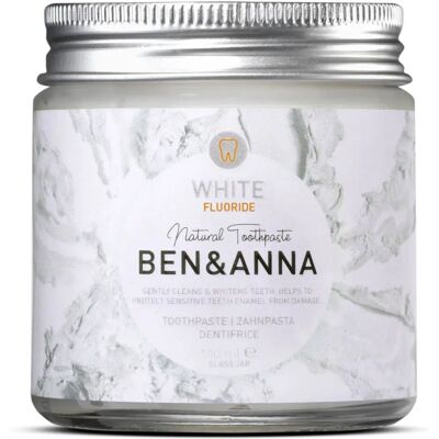 Ben & Anna Natürliche Zahnpasta Weiße Fluorid (100ml) Ben & Anna Natürliche Zahnpasta Weiße Fluorid (100ml)