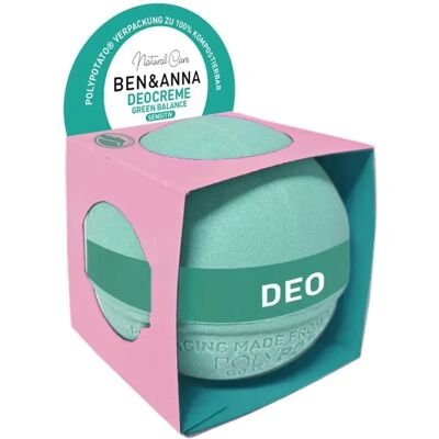 Ben & Anna Green Balance Deodorant Creme - Sensitive, Natürlich, Öko-Verpackung Ben & Anna Green Balance Deodorant Creme - Sensitive, Natürlich, Öko-Verpackung