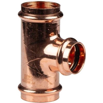 PIPETEC - Kupfer Pressfitting T-Stück 35x28x35 - Pipe Fitting PIPETEC - Kupfer Pressfitting T-Stück 35x28x35 - Pipe Fitting