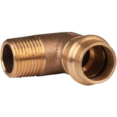 Pipetec - Kupfer Pressfitting Winkel 90° 18 mm - 1/2" AG - Press Fitting Pipetec - Kupfer Pressfitting Winkel 90° 18 mm - 1/2" AG - Press Fitting
