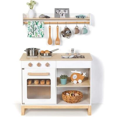 MUSTERKIND Magnolia Weiß/Natur Kinderspielküche - Kinderküchenzubehör MUSTERKIND Magnolia Weiß/Natur Kinderspielküche - Kinderküchenzubehör