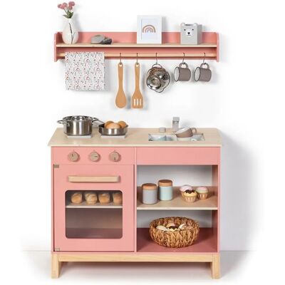 MUSTERKIND Magnolia Altrosa Natur Kinderküche - Spielküche MUSTERKIND Magnolia Altrosa Natur Kinderküche - Spielküche