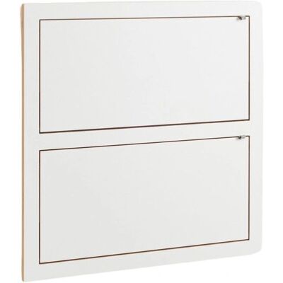 Étagère Fläpps 80x80cm - Blanc - Système de rangement modulaire - Publicité Étagère Fläpps 80x80cm - Blanc - Système de rangement modulaire - Publicité