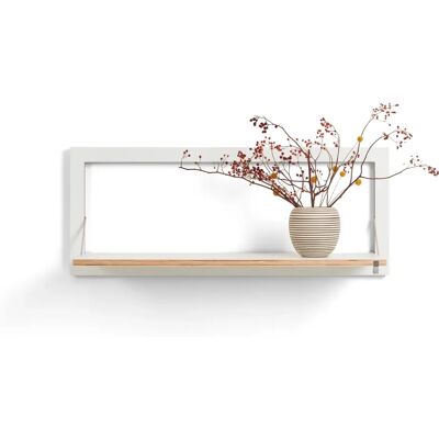 Étagère pliable Ambivalenz Fläpps - 100x40cm Blanc - Mural et pliable - Publicité Étagère pliable Ambivalenz Fläpps - 100x40cm Blanc - Mural et pliable - Publicité